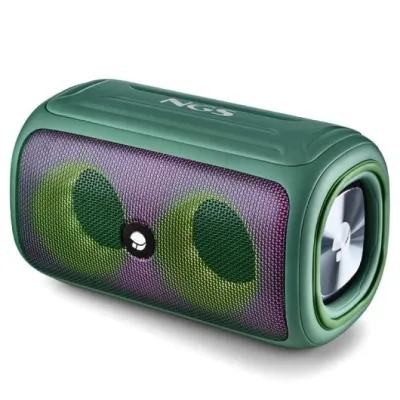 NGS Roller Beast Green Altavoz Inalámbrico 32W Bluetooth RGB