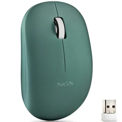 Ngs raton inalambrico teclas silenciosas verde Ngs raton inalambrico teclas silenciosas verde