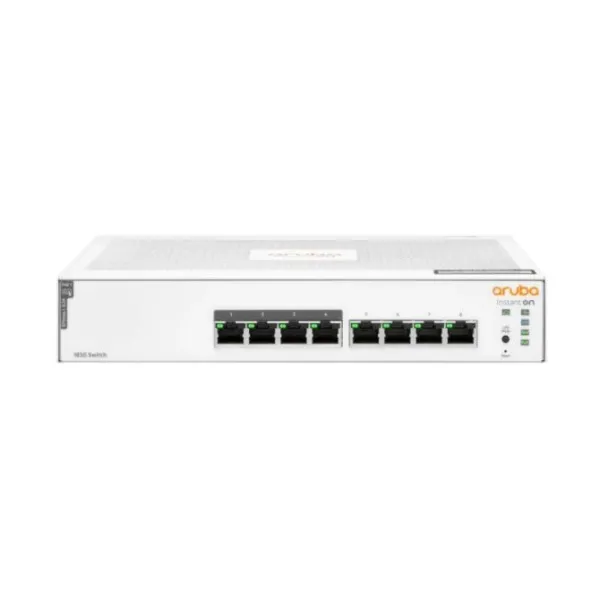 HPE Instant On 1830 Switch 8 Puertos 4p Clase 4 PoE 65W Gestionado L2 Gigabit Ethernet 1U