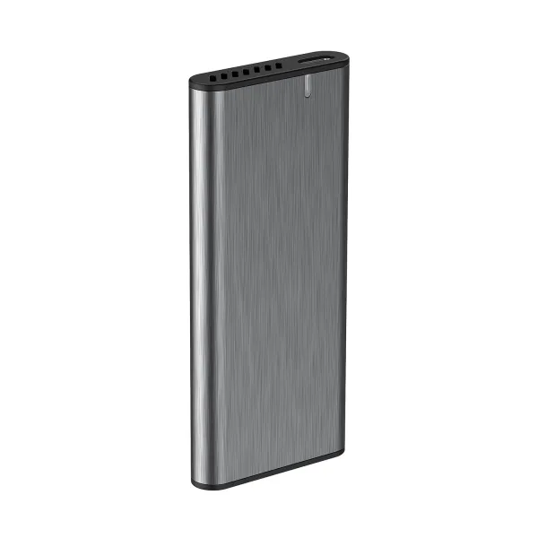 Aisens Ultra Data Caja Externa para Disco Duro SSD M.2 SATA USB-C 3.1 Gris