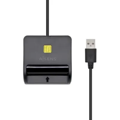 Aisens ASCR-SN02SD-BK Lector DNIe con Multilector de Tarjetas