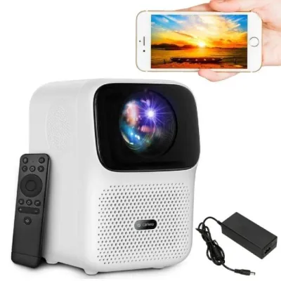 Wanbo T4 Proyector Portátil 4K FullHD HDR10 450 Lúmenes Blanco