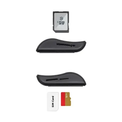 Aisens ASCR-SN02SD-BK Lector DNIe con Multilector de Tarjetas