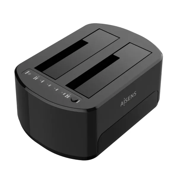 Aisens ASDS-D03B Docking Station para Discos Duros 2.5"/3.5" Negra 