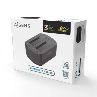 Aisens ASDS-D03B Docking Station para Discos Duros 2.5"/3.5"