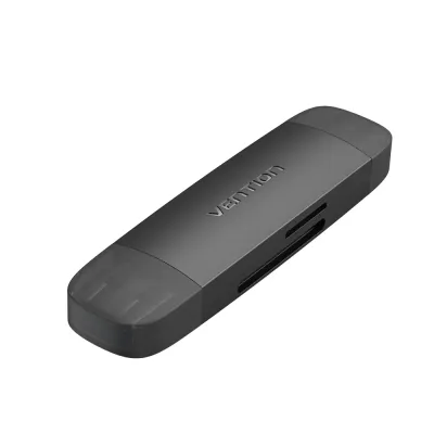Vention CLKB0 Lector De Tarjetas Externo USB 3.0 Y USB-C Negro Vention CLKB0 Lector De Tarjetas Externo USB 3.0 Y USB-C Negro