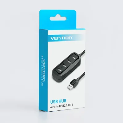 Hub USB Vention VAS-J43-B100/ 4xUSB/ 1m Hub USB Vention VAS-J43-B100/ 4xUSB/ 1m