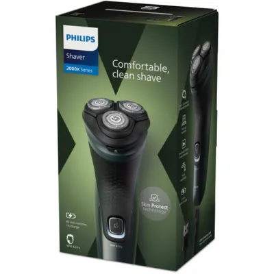 Afeitadora Philips Shaver Series 3000X X3052/ con Batería/ 2 Afeitadora Philips Shaver Series 3000X X3052/ con Batería/ 2