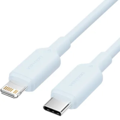 Cable USB 2.0 Tipo-C Lightning Vention LAKSH/ USB Tipo-C Macho Cable USB 2.0 Tipo-C Lightning Vention LAKSH/ USB Tipo-C Macho