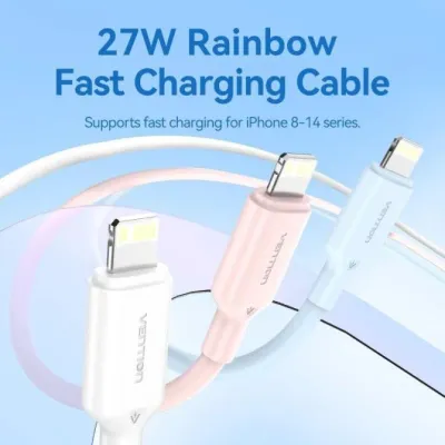 Cable USB 2.0 Tipo-C Lightning Vention LAKSH/ USB Tipo-C Macho Cable USB 2.0 Tipo-C Lightning Vention LAKSH/ USB Tipo-C Macho