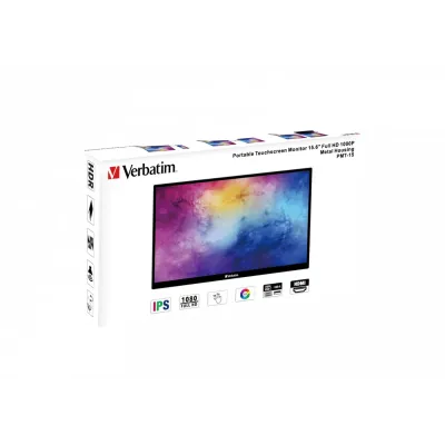 Monitor Portátil Táctil Verbatim PMT-15 15.6'/ Full HD/ Monitor Portátil Táctil Verbatim PMT-15 15.6'/ Full HD/