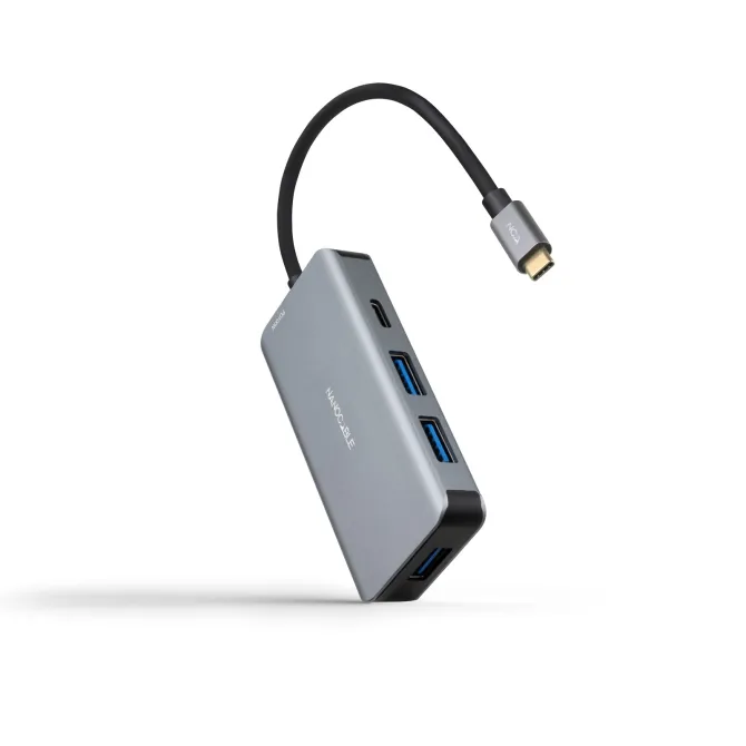 Nanocable Docking Hub 5 en 1 USB-C a USB 3.2/USB-C/USB-C PD