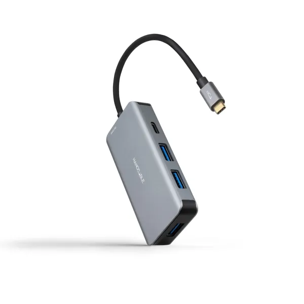Nanocable Docking Hub 5 en 1 USB-C a USB 3.2/USB-C/USB-C PD