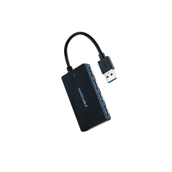 Nanocable 10.16.4403 Hub 4x USB 3.0 Negro