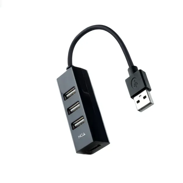 Nanocable 10.16.4404 Hub 4x USB 2.0 Negro