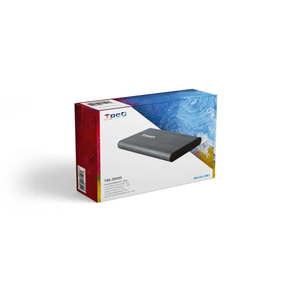 TooQ Caja Externa HDD/SSD 2.5'' Gris
