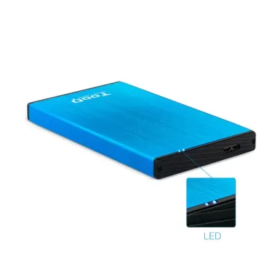 TooQ TQE-2527 Carcasa USB 3.0 para Discos Duros 2.5" SATA 3 Azul TooQ TQE-2527 Carcasa USB 3.0 para Discos Duros 2.5" SATA 3 Azul