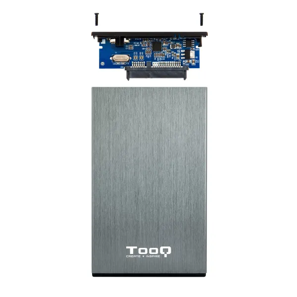 TooQ TQE-2527 Carcasa USB 3.0 para Discos Duros 2.5" SATA 3 Gris