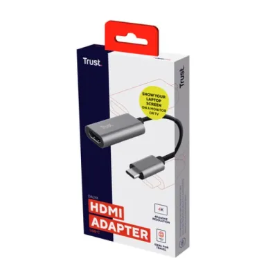 Adaptador Trust 23774 Usb-c A Hdmi Hembra Uhd 4k Audio