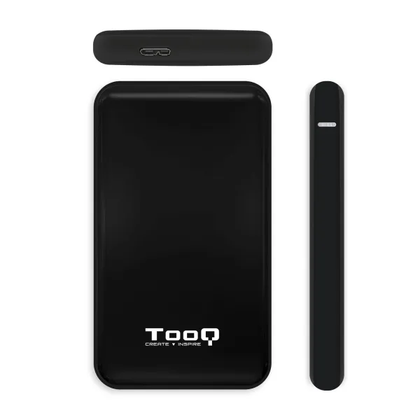 Tooq TQE-2528B Caja Externa USB 3.1 Negra para Disco Duro 2.5" SATAIII