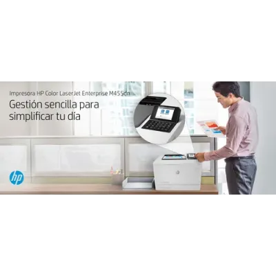 Impresora Láser Color HP LaserJet Enterprise M455DN Dúplex/