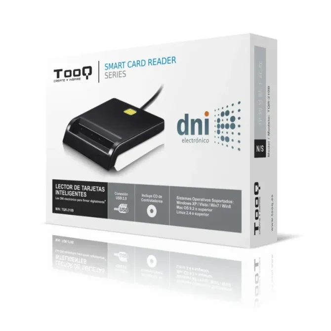 Tooq TQR-210B Lector de DNI-e USB