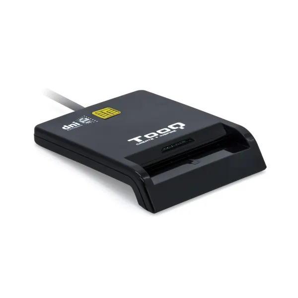 TooQ TQR-211B Lector de DNIe USB-C Negro