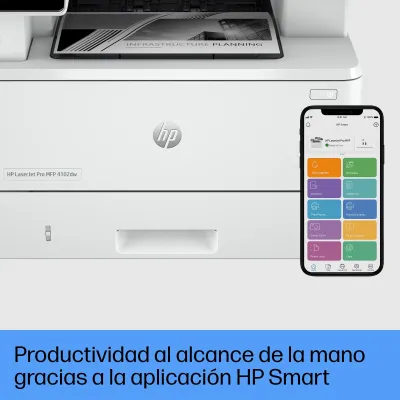 HP Laserjet Pro 4102DW Multifunción Láser B/N WiFi/Dúplex/RJ45 HP Laserjet Pro 4102DW Multifunción Láser B/N WiFi/Dúplex/RJ45