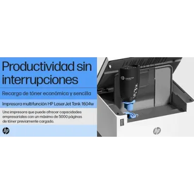 HP LaserJet Tank MFP 1604w Multifunción Láser Monocromo WiFi HP LaserJet Tank MFP 1604w Multifunción Láser Monocromo WiFi