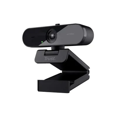 Trust TW-200 Webcam Full HD con Gran Angular Negra