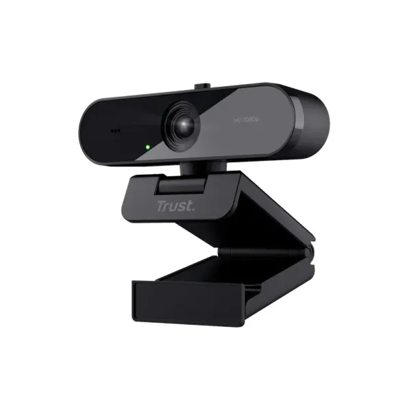 Trust TW-200 Webcam Full HD con Gran Angular Negra