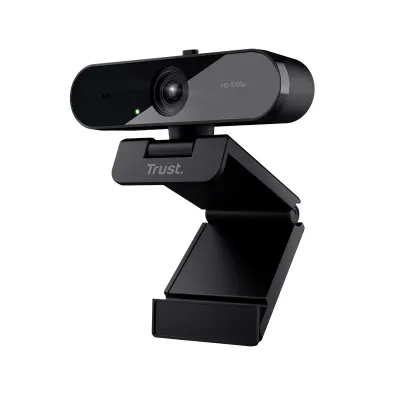 Trust TW-200 Webcam Full HD con Gran Angular Negra