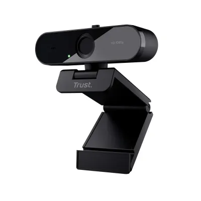 Trust TW-200 Webcam Full HD con Gran Angular Negra