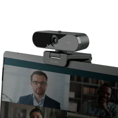 Trust TW-200 Webcam Full HD con Gran Angular Negra