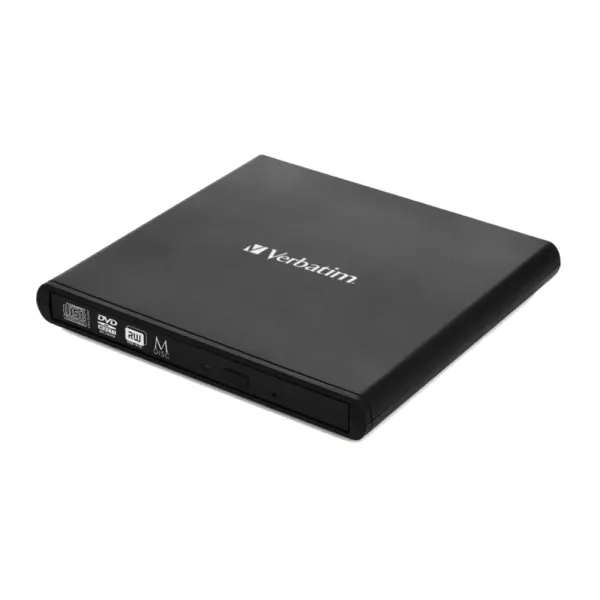 Verbatim 53504 Grabadora Externa CD/DVD USB 2.0 Negra