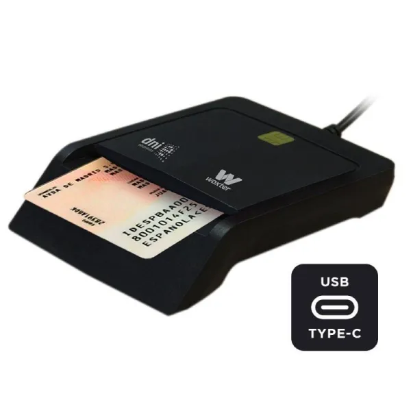 Woxter Lector DNI Electrónico con Conexión Tipo C
