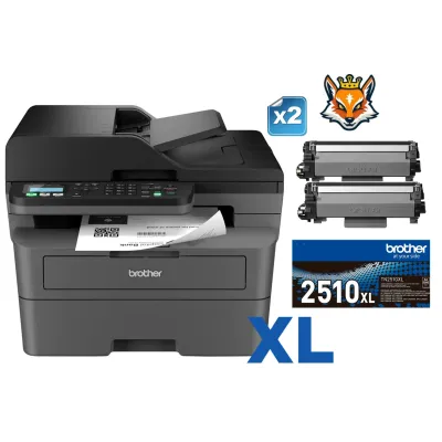 Brother MFC-L2827DWXL Multifunción LÁSER A4 B/N Wifi/FAX/Dúplex