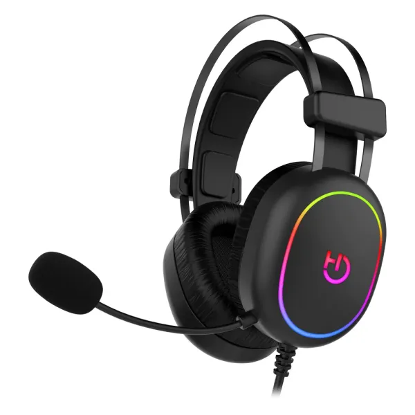 Hiditec Erys ARGB Auriculares Gaming Negros 