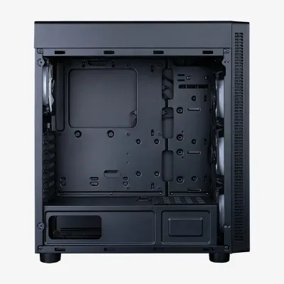 Hiditec H1 Air ARGB Midi Tower Cristal Templado USB 2.0 Negra