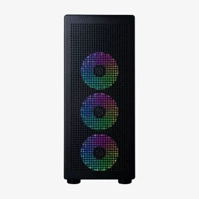 Hiditec H1 Air ARGB Midi Tower Cristal Templado USB 2.0 Negra