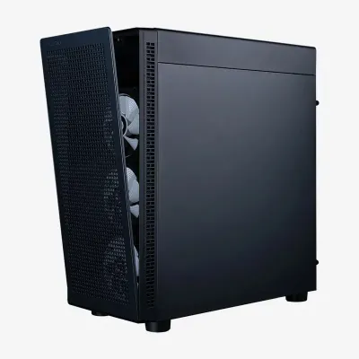 Hiditec H1 Air ARGB Midi Tower Cristal Templado USB 2.0 Negra