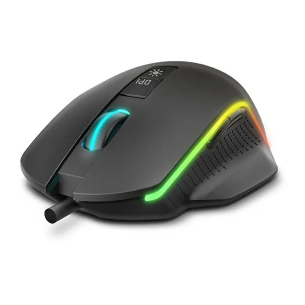 Krom Keos Ratón Gaming RGB 6400DPI Negro