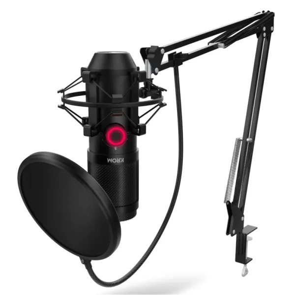 Krom Kapsule Kit de Micrófono Streaming