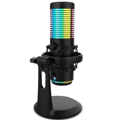 Krom Kaze Micrófono Condensador para Streaming RGB Negro Krom Kaze Micrófono Condensador para Streaming RGB Negro