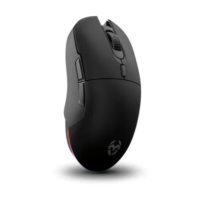 Krom Komet Ratón Gaming Inalámbrico RGB Negro 2400 DPI