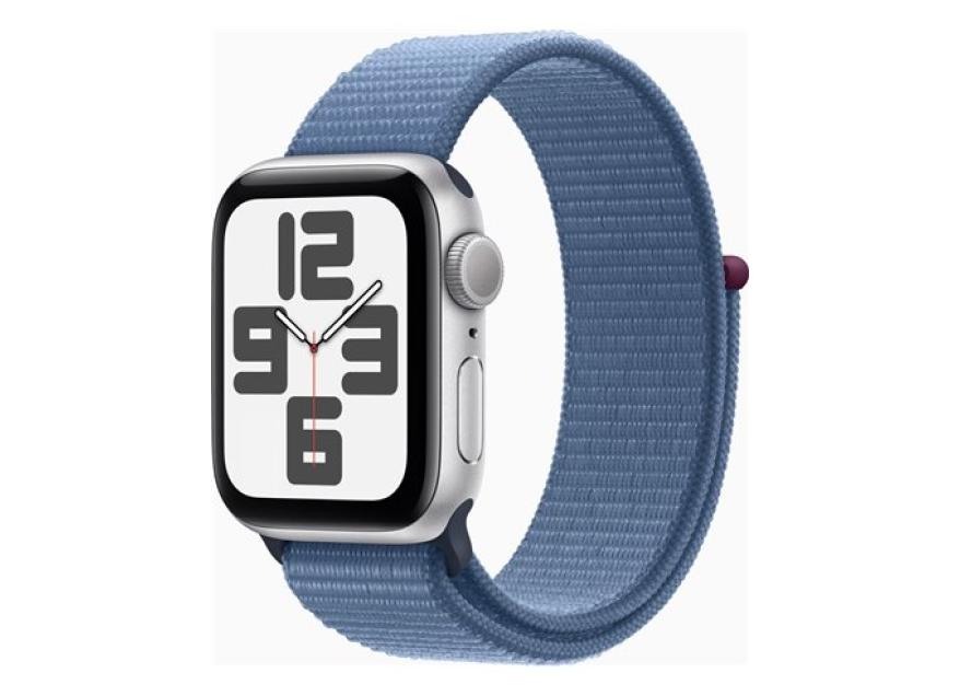 Apple Watch SE 2 Gen del 2023 (GPS) 40mm plateado con Sport Loop az...