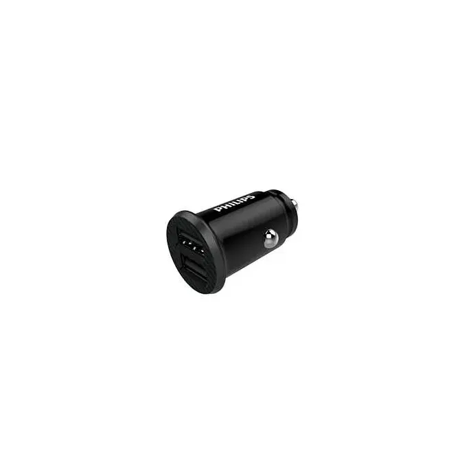 Cargador de Coche Philips DLP2510/ 2xUSB/ 12W