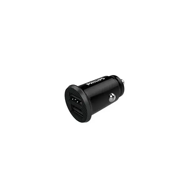 Cargador de Coche Philips DLP2510/ 2xUSB/ 12W