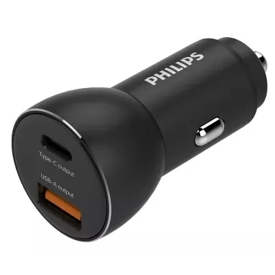 Cargador de Coche Philips DLP2521/ 2xUSB/ 36W Cargador de Coche Philips DLP2521/ 2xUSB/ 36W
