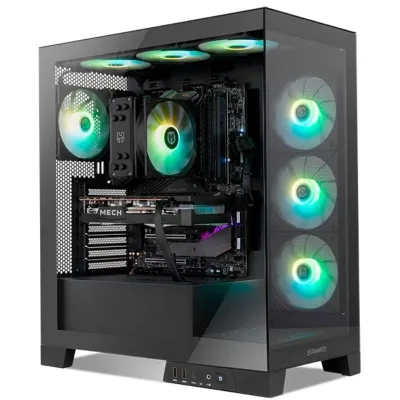 Torre PC NOX Hummer GLOCK ARGB Semitorre ATX Cristal Templado Torre PC NOX Hummer GLOCK ARGB Semitorre ATX Cristal Templado